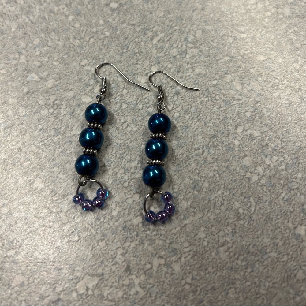 Handmade beaded earrings
